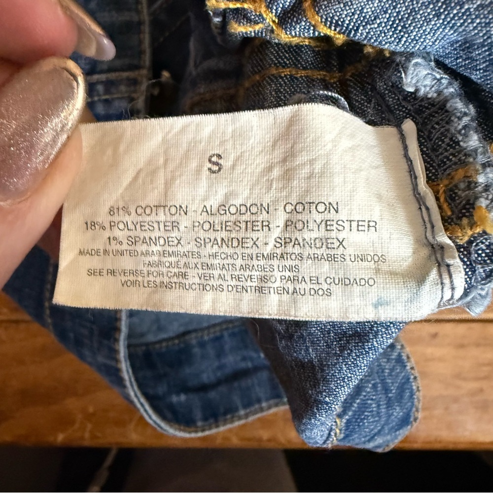Gloria Vanderbilt Blue Denim Vest‎ Small - Picture 4 of 6